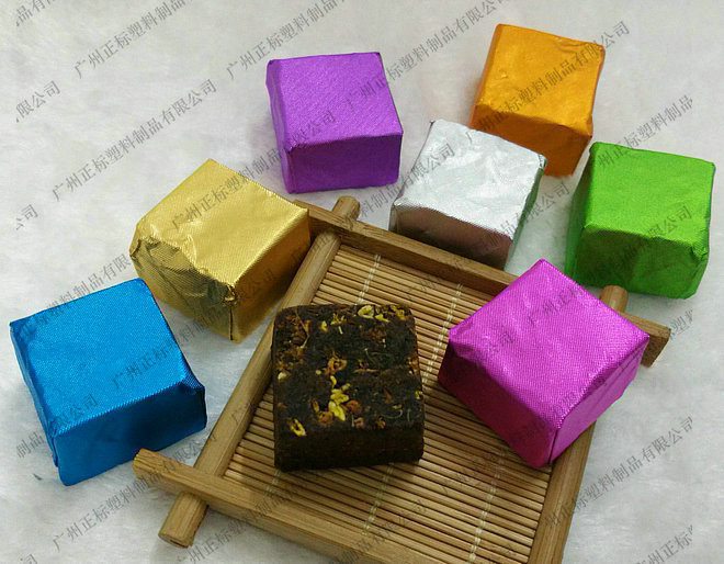 Fine Plaid 1010cm100 Pieces Per Pack Ferrero Kingsa Chocolate Tin Foil Gold Foil Paper Silver Aluminum Foil