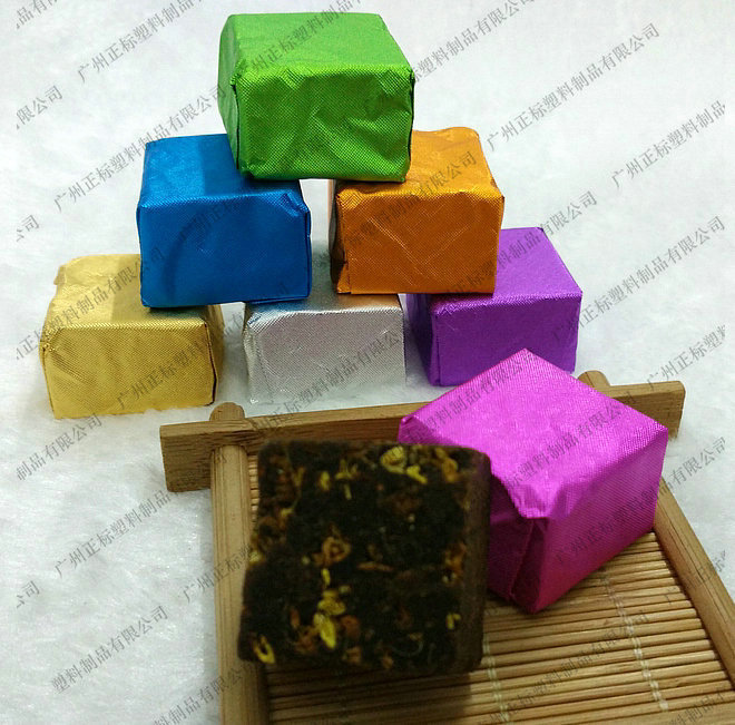 Fine Plaid 1010cm100 Pieces Per Pack Ferrero Kingsa Chocolate Tin Foil Gold Foil Paper Silver Aluminum Foil