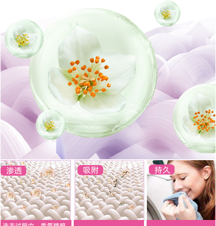 Factory Bulk Supply Soda Perfume Bottle 2kg Gift Bag 500G Laundry Detergent Welfare Labor Protection