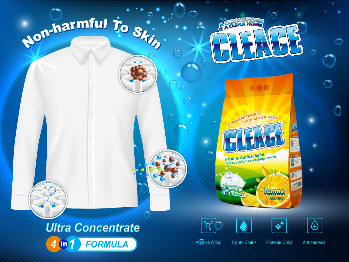 Professional Washing Powder Detergent Powder Chemical Formula Manufacturer and Exporter
