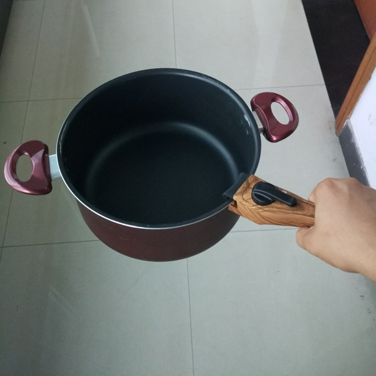 Outdoor Fry Pan Soup Pot Universal Removable Bakelite AntiScald Universal Handle Wood Grain Silicone DOP Pot Clip Handle Outdoor Fry Pan Soup Pot Universal Removable Bakelite AntiScald Universal Handle Wood Grain Silicone DOP Pot Clip Handle