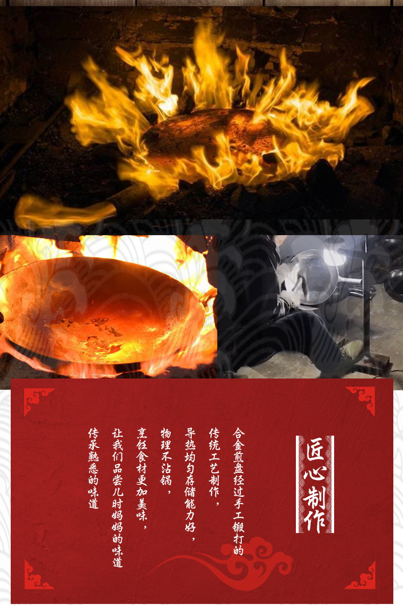 Steak Fry Pan Red Non-Coated Non-Stick Pan Household Aluminum Alloy Pan Frying Pan Frying Pan Factory Direct Sales Steak Fry Pan Red Non-Coated Non-Stick Pan Household Aluminum Alloy Pan Frying Pan Frying Pan Factory Direct Sales