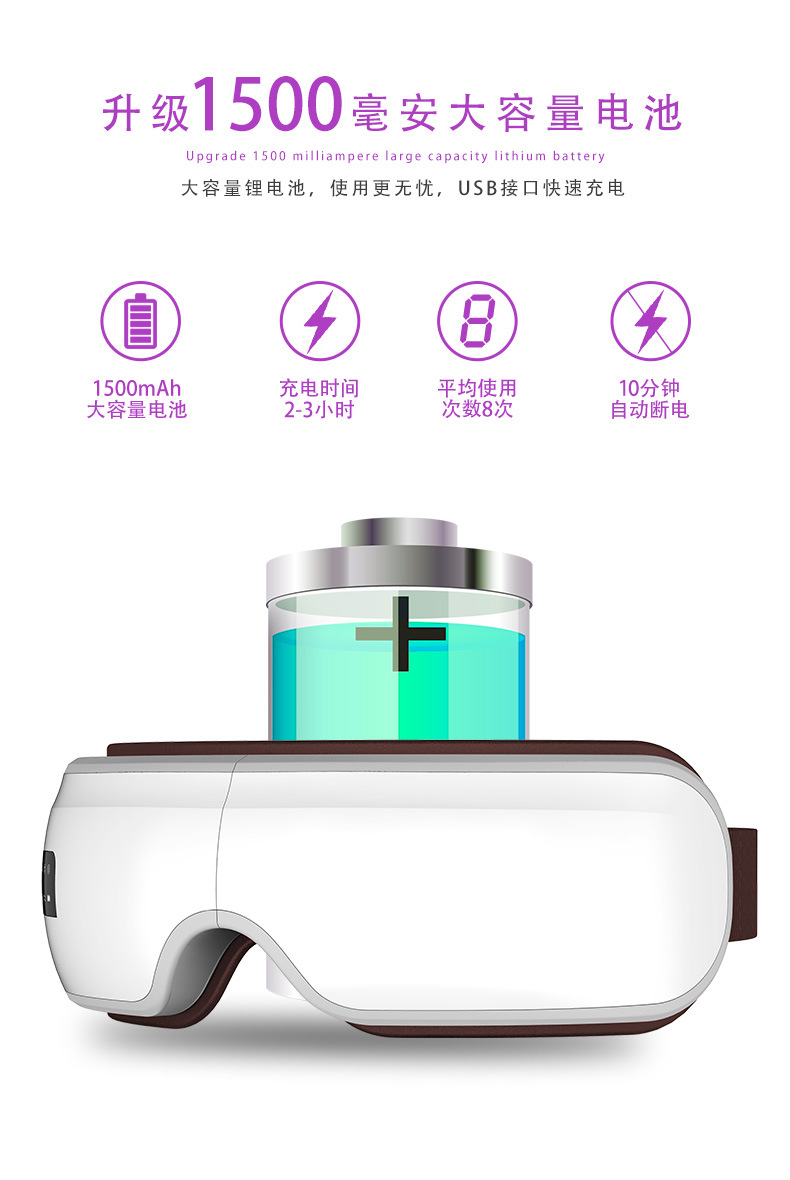 Massager Student Hot Compress Axial Rod Charging Eye Care Machine Nursing Electric Eye Massager Steam Heating Eye Mask Massager Student Hot Compress Axial Rod Charging Eye Care Machine Nursing Electric Eye Massager Steam Heating Eye Mask