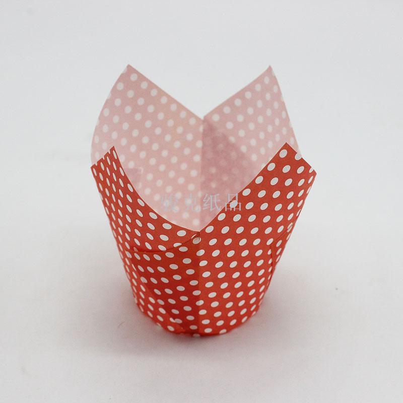 Color base small white point flame cup cake cup party can custom green cake cup goblet of fire