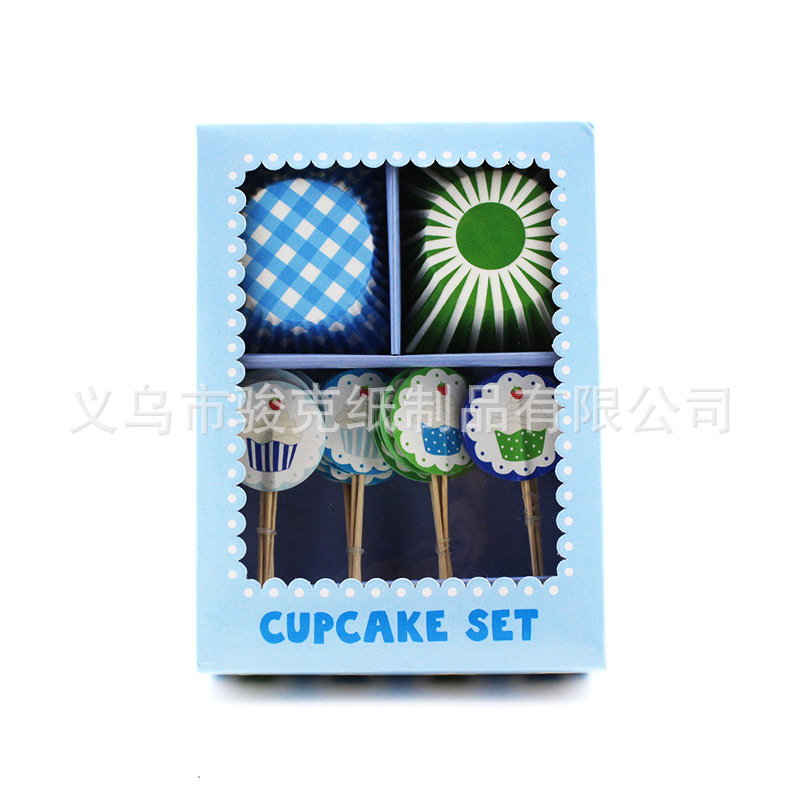 Color base small white point flame cup cake cup party can custom green cake cup goblet of fire