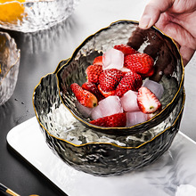 Korean Fashion Ins Daisy Tulip Glass Cup Women's Goblet Juice Cup Dessert Wine Glass Net Red Wine Cup