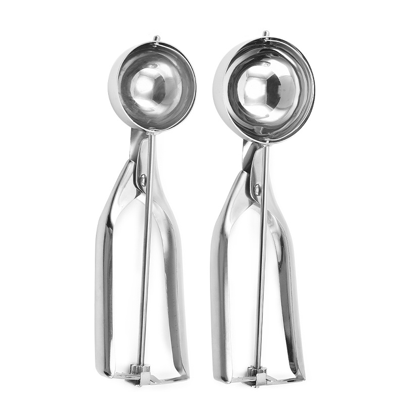 Ice-Cream Spoon Ball Scoop Stainless Steel Ice Cream Spoon Ice-Cream Spoon Fruit Ball Player DIY Tool