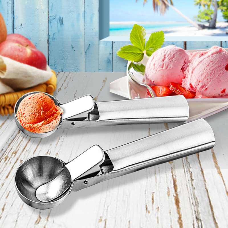Factory Wholesale Ice-Cream Spoon Fruit Ball Scoop Scoop Popsickle Stick Ice Cream Spoon Ice-Cream Spoon