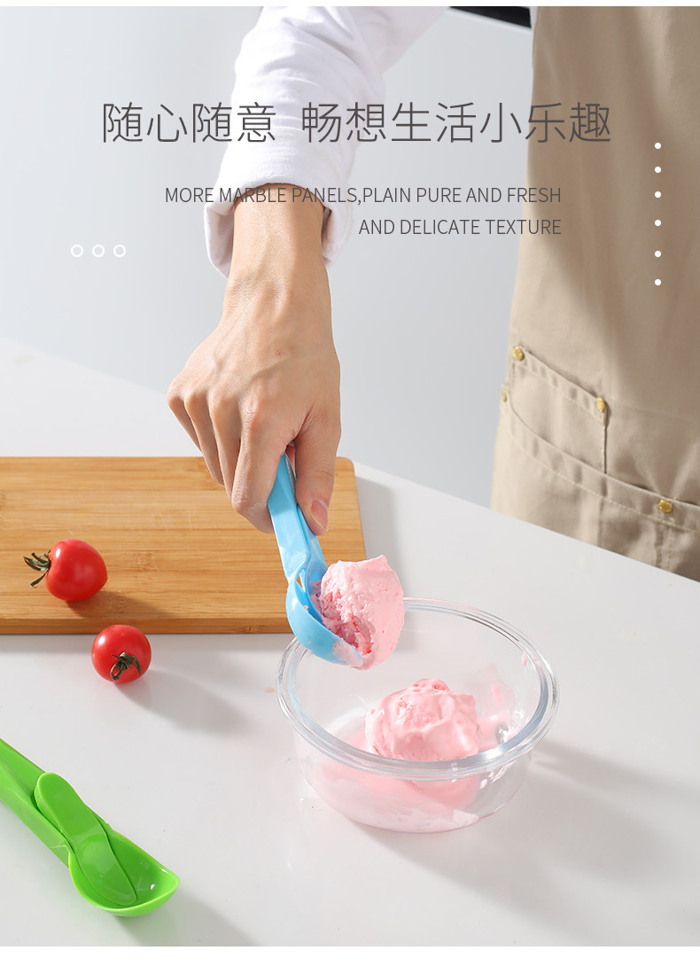 3076 Self-Use Ice Cream Spoon Plastic Thickened Ice-Cream Spoon Creative Fruit Ball Scoop Ice Cream Digging Ball Spoon 3076 Self-Use Ice Cream Spoon Plastic Thickened Ice-Cream Spoon Creative Fruit Ball Scoop Ice Cream Digging Ball Spoon