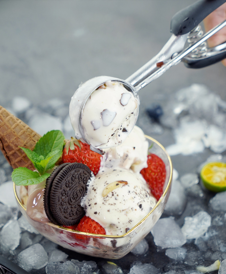 304 Stainless Steel Thickened Ice-Cream Spoon Cookie Scoop Ice-Cream Spoon Ball Scoop Amazon Factory Direct Sales 304 Stainless Steel Thickened Ice-Cream Spoon Cookie Scoop Ice-Cream Spoon Ball Scoop Amazon Factory Direct Sales
