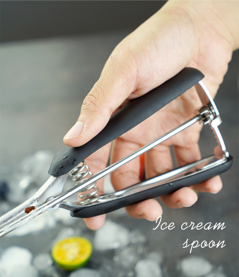 304 Stainless Steel Thickened Ice-Cream Spoon Cookie Scoop Ice-Cream Spoon Ball Scoop Amazon Factory Direct Sales 304 Stainless Steel Thickened Ice-Cream Spoon Cookie Scoop Ice-Cream Spoon Ball Scoop Amazon Factory Direct Sales