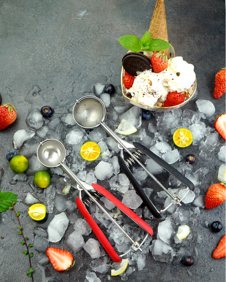 304 Stainless Steel Thickened Ice-Cream Spoon Cookie Scoop Ice-Cream Spoon Ball Scoop Amazon Factory Direct Sales 304 Stainless Steel Thickened Ice-Cream Spoon Cookie Scoop Ice-Cream Spoon Ball Scoop Amazon Factory Direct Sales