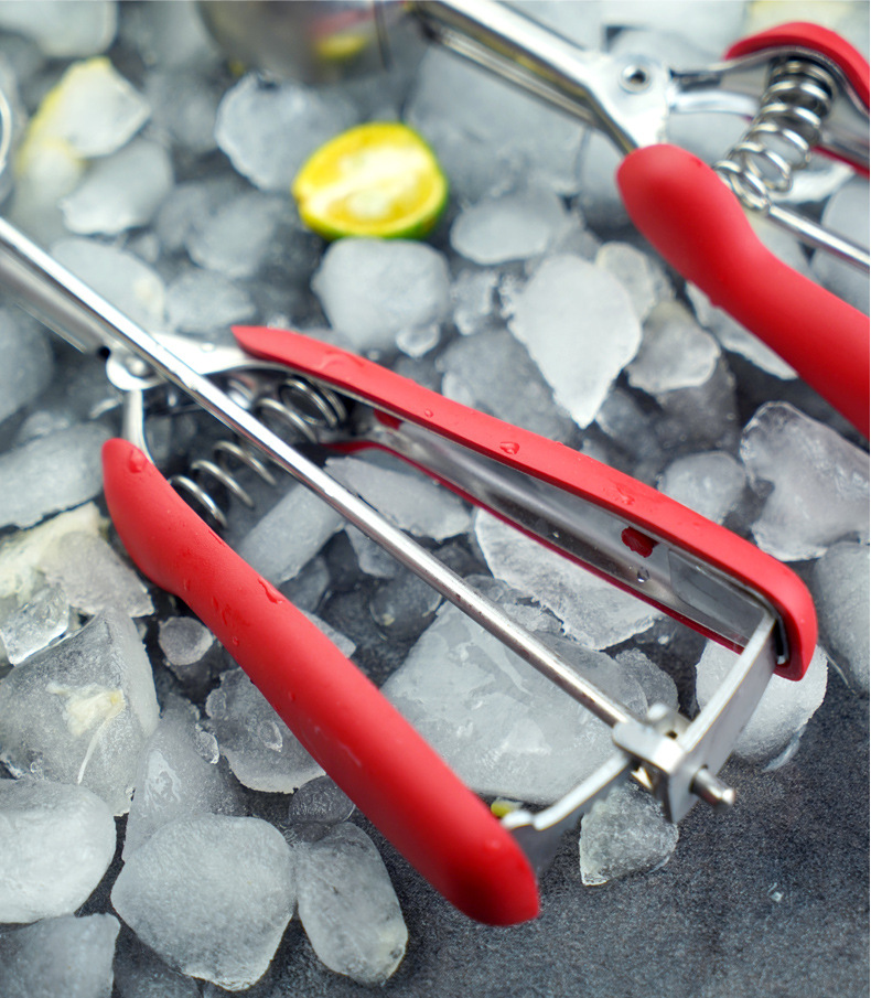 304 Stainless Steel Thickened Ice-Cream Spoon Cookie Scoop Ice-Cream Spoon Ball Scoop Amazon Factory Direct Sales 304 Stainless Steel Thickened Ice-Cream Spoon Cookie Scoop Ice-Cream Spoon Ball Scoop Amazon Factory Direct Sales