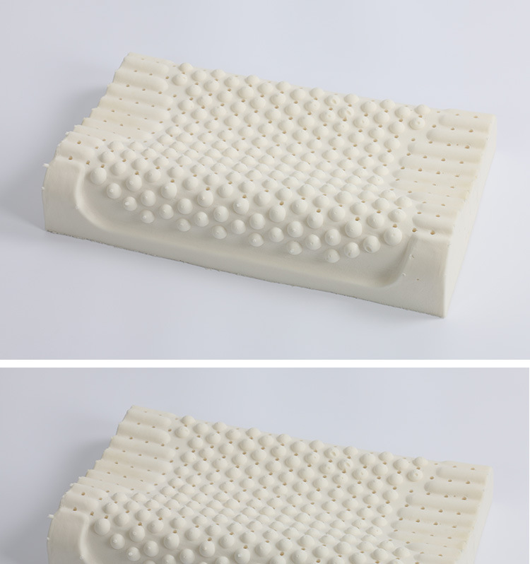 Pure natural latex pillow release pressure massage pillow health care pillow neck protection pillow