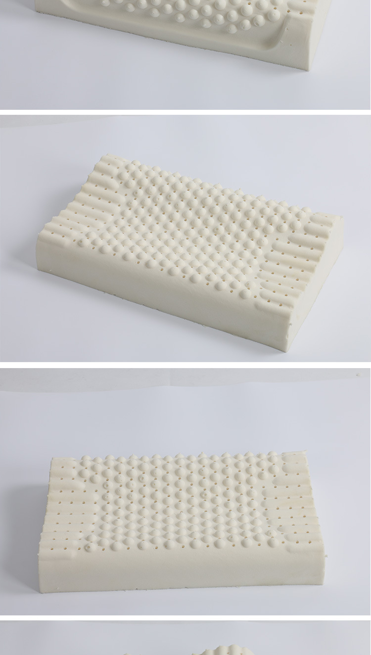 Pure natural latex pillow release pressure massage pillow health care pillow neck protection pillow