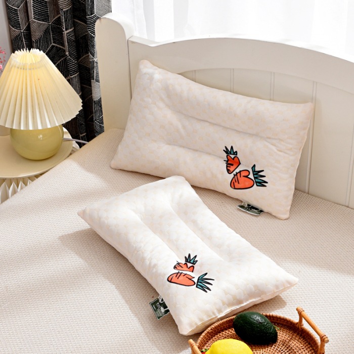 Factory Direct Sales Latex Pillow Natural Broken Latex Cartoon Printing Children&#039;s Latex Pillow