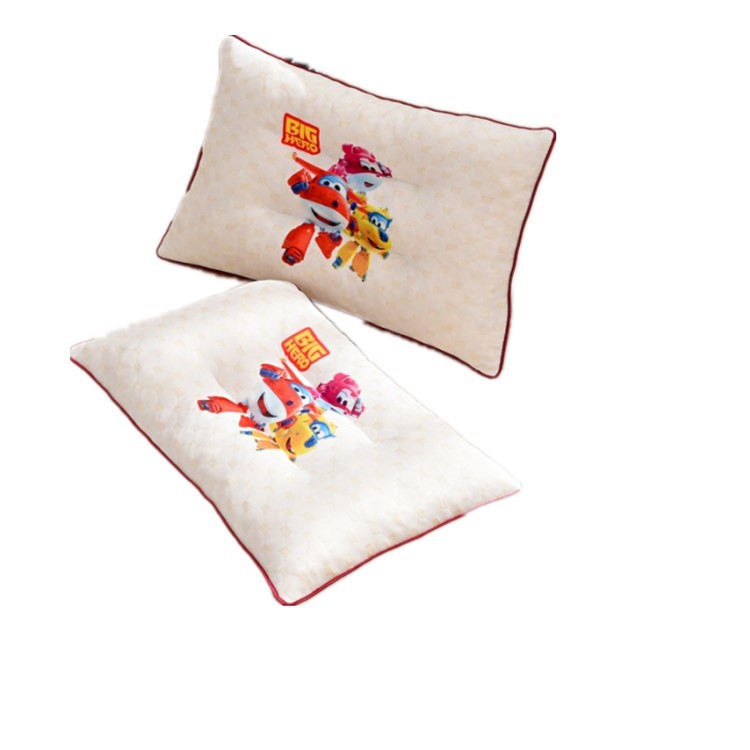 Factory Direct Sales Latex Pillow Natural Broken Latex Cartoon Printing Children&#039;s Latex Pillow