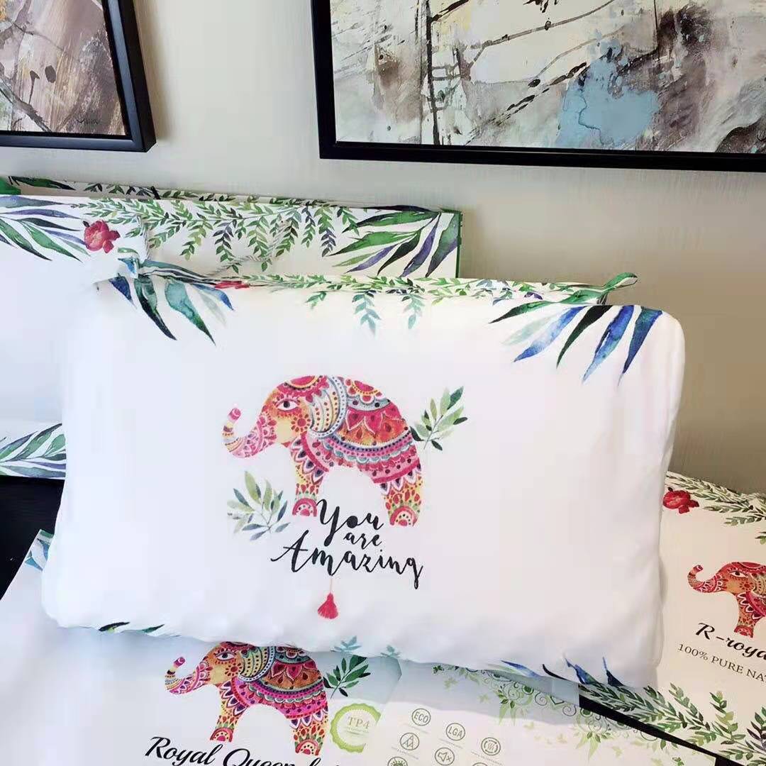 Factory Production and Sales of New Elephant Natural Latex Pillow Adult Latex Memory Pillow Docking Gifts Wholesale