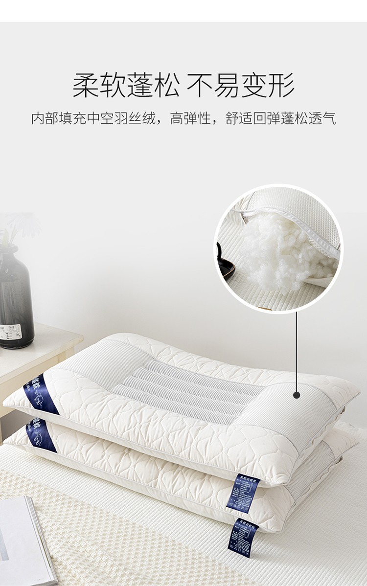 Foreign Trade Pillow Ketsumeishi Latex Pillow Core Hotel Pillow Inner Health Care Pillow Core