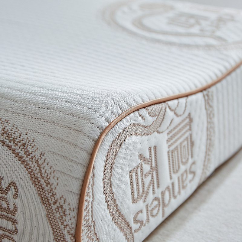 Sandalwood Latex Pillow Wave Neck Protection Single Pillow Slow Rebound Gift Pillow Group Purchase Wholesale