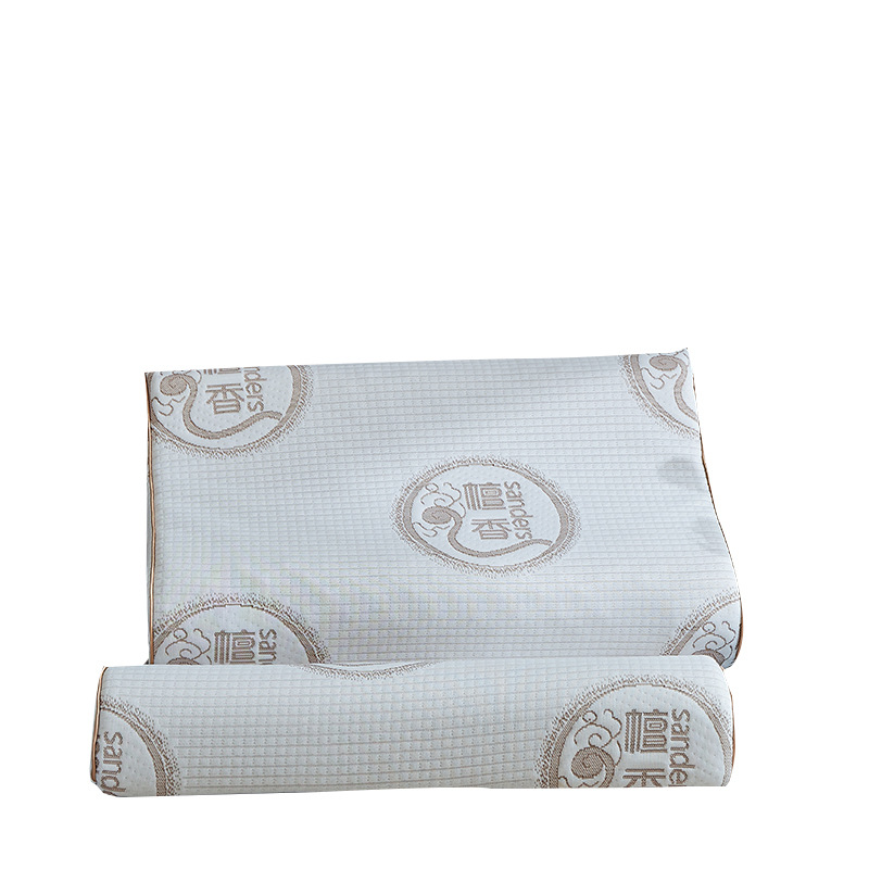 Sandalwood Latex Pillow Wave Neck Protection Single Pillow Slow Rebound Gift Pillow Group Purchase Wholesale