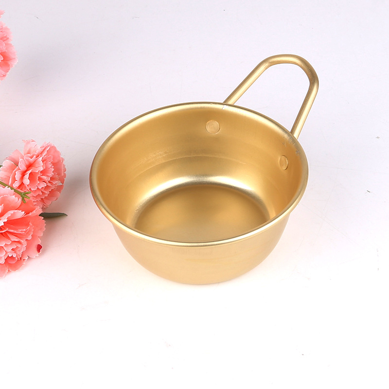 South Chesapeake imported rice wine Korean food restaurant hot wine wine bowl with Korean dramas with aluminum