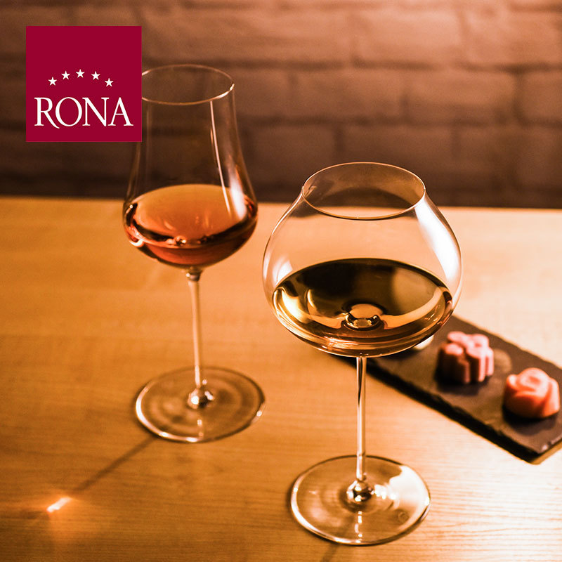 Rona Imported Crystal Glass Yunya Bordeaux Wine Glass Large Capacity Red Wine Glass Single Gift Box