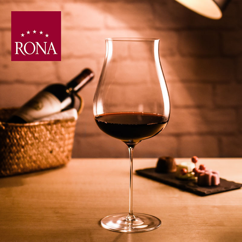 Rona Imported Crystal Glass Yunya Bordeaux Wine Glass Large Capacity Red Wine Glass Single Gift Box