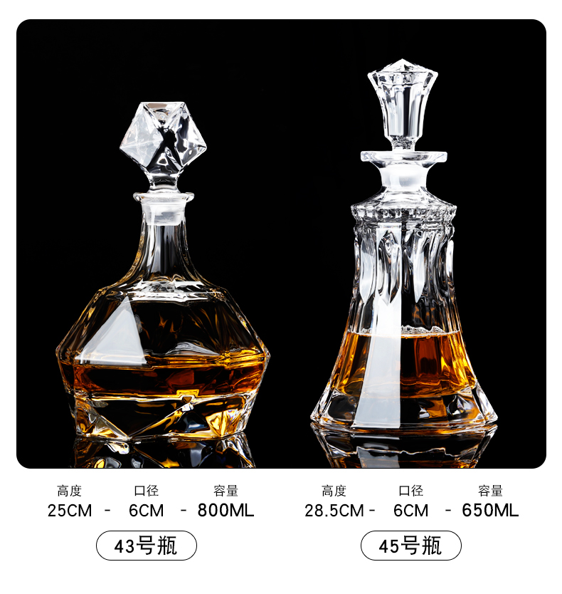 Jug Liquor Storage Bottle Wine Bottle Creative Red Wine Wine Decanter Whiskey Bottle with Lid Imported Wine Bottle Jug Liquor Storage Bottle Wine Bottle Creative Red Wine Wine Decanter Whiskey Bottle with Lid Imported Wine Bottle