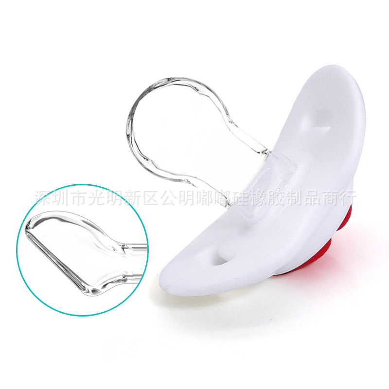 Baby Silica Gel Pacifier Funny Tooth Nipple Baby Rabbit Teeth Funny Pacifier Beard Nipple