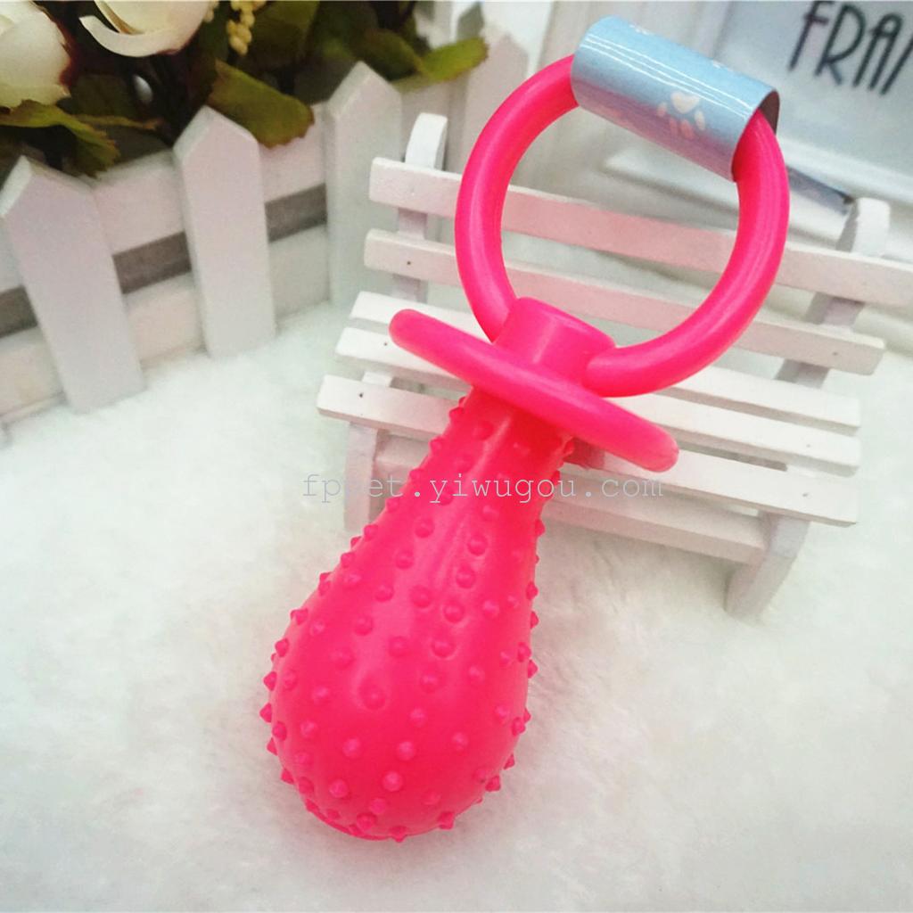 Dog toys and pacifiers containing ring pet toy bite-resistant premium rubber pet chew toys