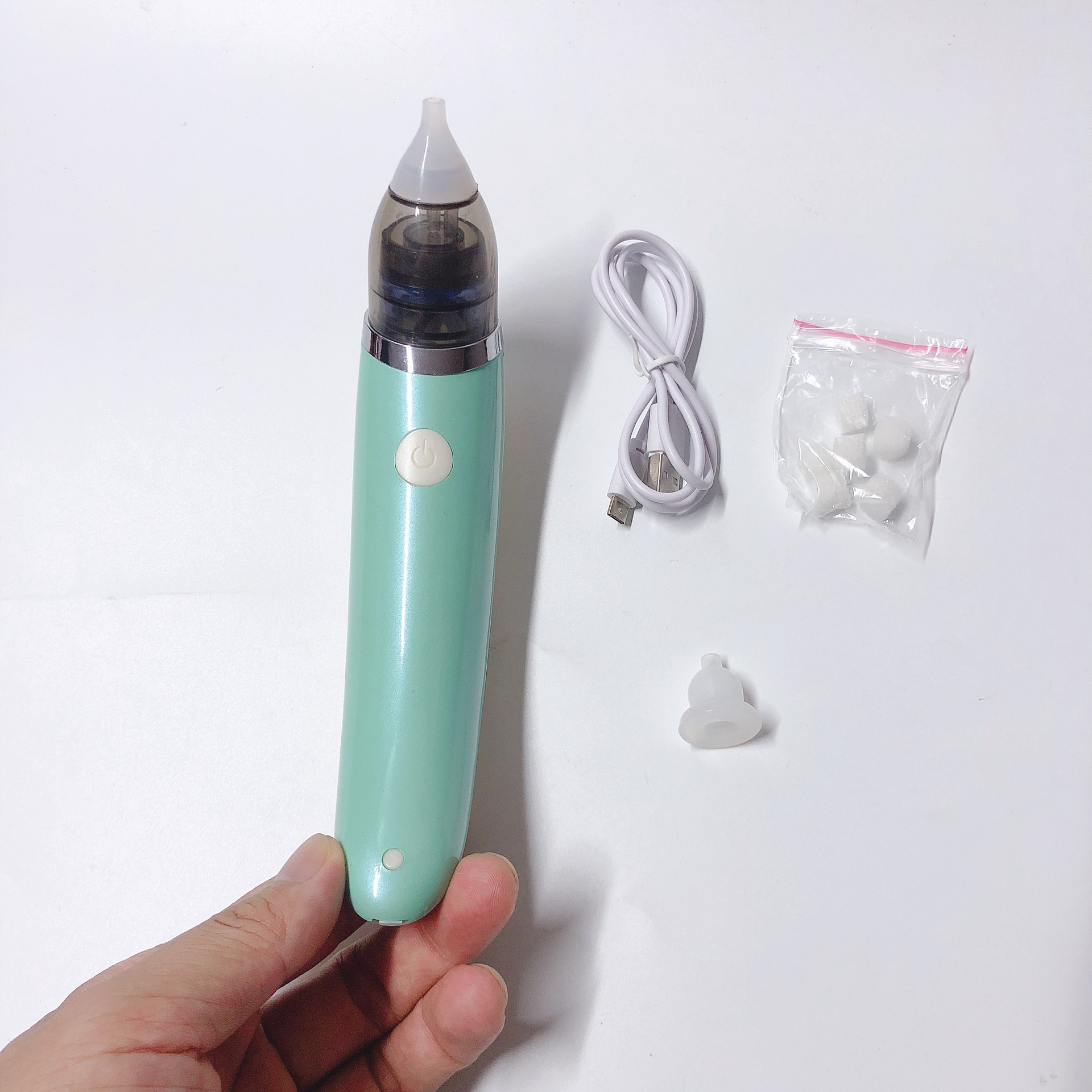 Baby Electric Nasal Aspirator Newborn Toddler And Baby Nasal Plug Cleaning Nose Shit Cleaner Nasal Suction Soft Head