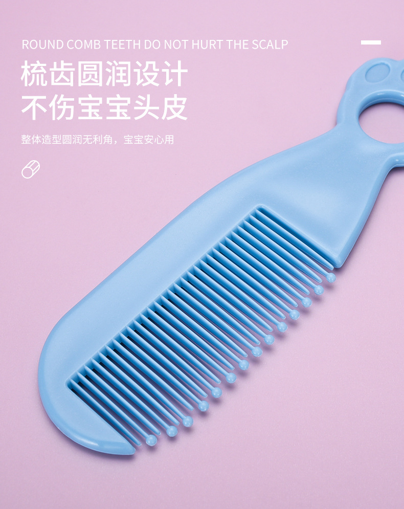 Baby and Infant Nasal Aspirator Care Suit Thermometer Nail Clippers Comb Baby Nail Clippers Care 8-Piece Set