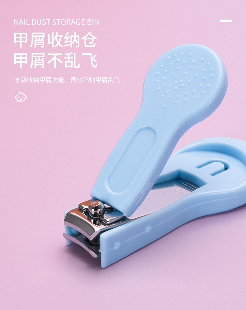 Baby and Infant Nasal Aspirator Care Suit Thermometer Nail Clippers Comb Baby Nail Clippers Care 8-Piece Set