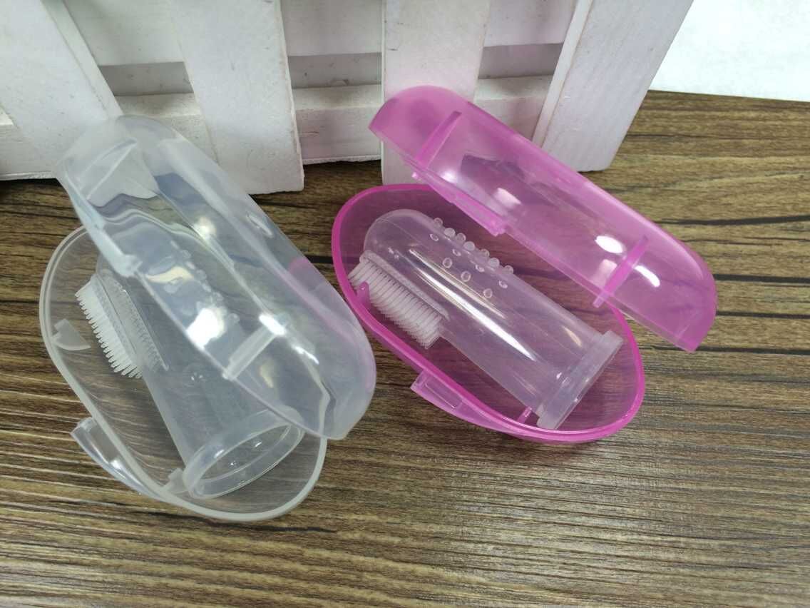 Baby silicone toothbrush thumb tooth cover toothbrush milk teeth brush full silicone tongue toothbrush Baby silicone toothbrush thumb tooth cover toothbrush milk teeth brush full silicone tongue toothbrush