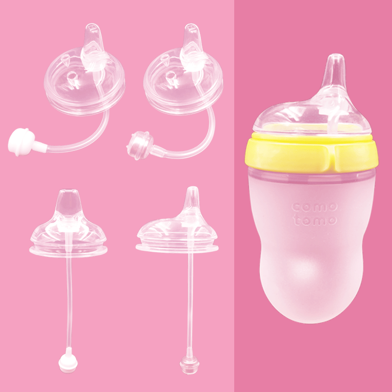 Feeding Bottle Straw Nipple Absorbent Nipple Water Changing Cup Baby Bottle Accessories Duckbill Rice Paste Spoon