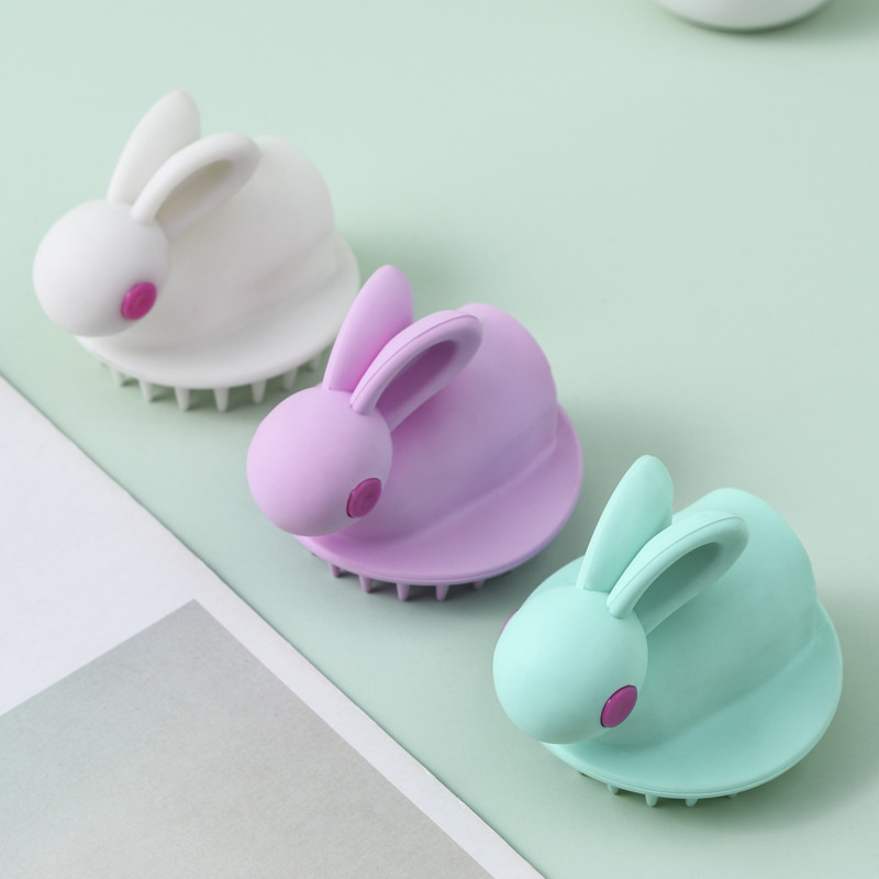 Soft gum shampoo scalp massage brush for children shampoo brush for adult shampoo massager for hair and makeup