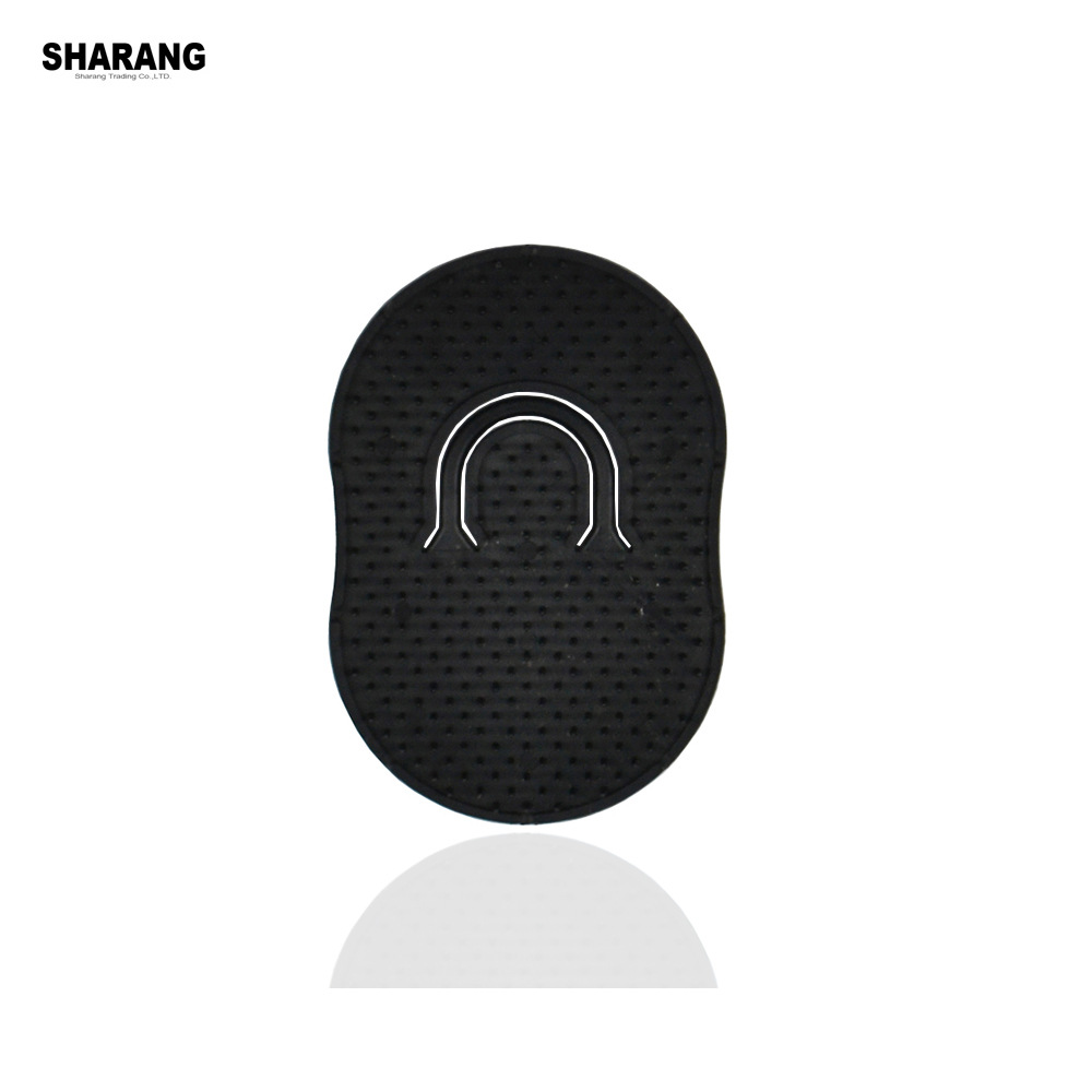 Soft Flesh Official Finger Set Black Small round Comb Shampoo Brush Portable Pocket Comb Massage Brush Finger Brush