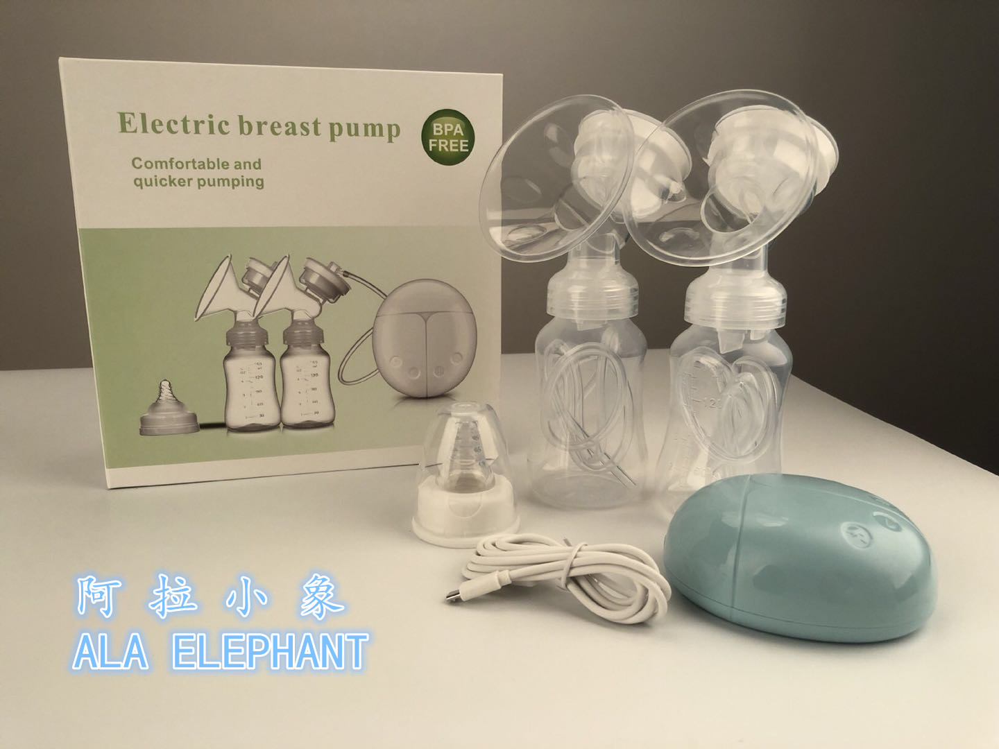 An automatic breast pump that works well with the electric breast pump of the Beetle