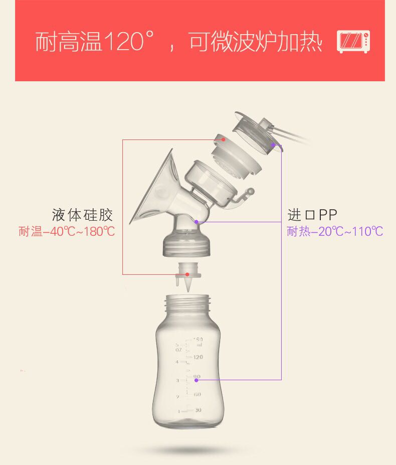An automatic breast pump that works well with the electric breast pump of the Beetle