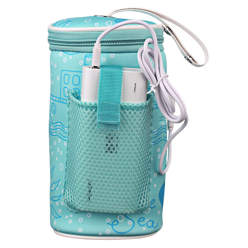 Baby Supplies Car Milk Warmer Bottle Cover Thermostatic Bag Portable USB Heating Smart Milk Warmer Insulation Cover