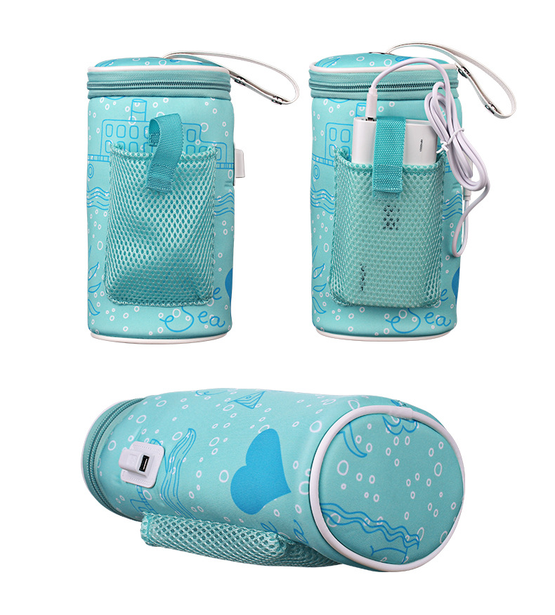 Baby Supplies Car Milk Warmer Bottle Cover Thermostatic Bag Portable USB Heating Smart Milk Warmer Insulation Cover