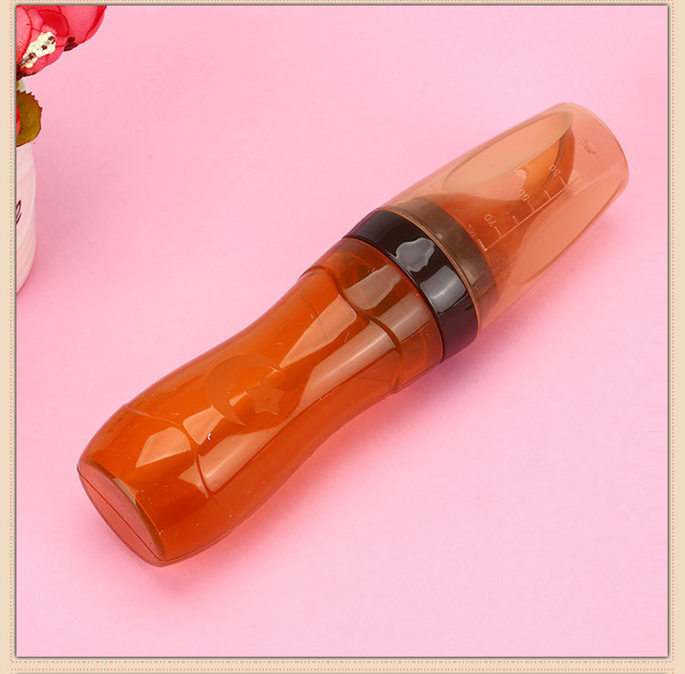 Baby Rice Cereal Bottle Baby Training Silicone Nursing Bottle Squeeze Spoon Baby Food Bottle Rice Cereal Spoon 120