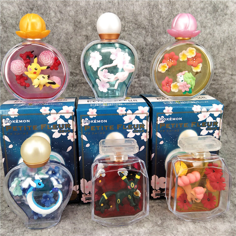 Play Monster Elf Bicashu Perfume Bottle Shape Scene Decoration SixGeneration 2Generation Baby Catching Machine Blind Box
