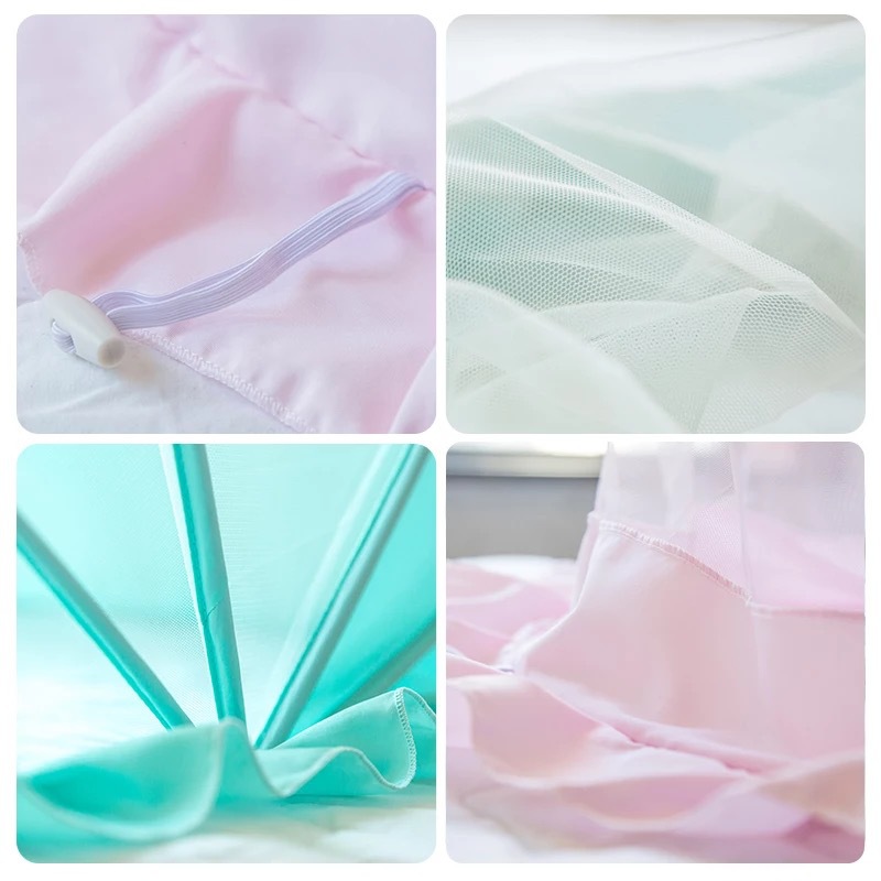 Baby mosquito net cover newborn Baby bed shading encryption bottomless work foldable summer general free installation Baby mosquito net cover newborn Baby bed shading encryption bottomless work foldable summer general free installation