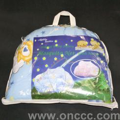 Blue cartoon pattern baby mosquito net
