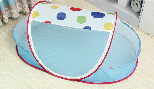 Folding cartoon baby mosquito net