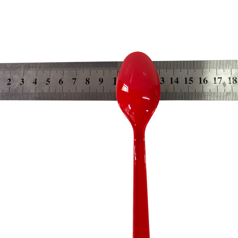 Disposable plastic spoon red wedding spoon spoons wedding celebration red spoon thickened 20
