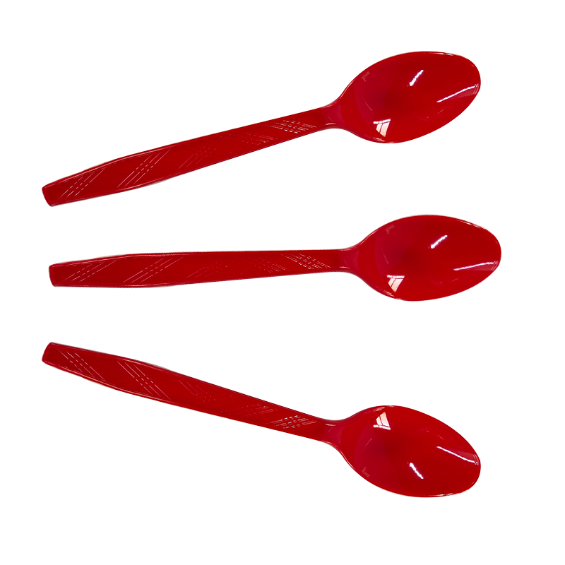 Disposable plastic spoon red wedding spoon spoons wedding celebration red spoon thickened 20 Disposable plastic spoon red wedding spoon spoons wedding celebration red spoon thickened 20