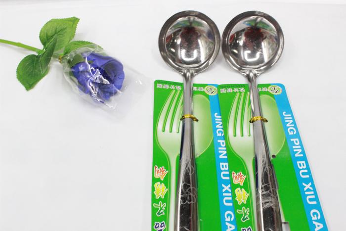 Printed steel spoon singles Home hot pot Grill special spoons 2 dollar store general merchandise Printed steel spoon singles Home hot pot Grill special spoons 2 dollar store general merchandise